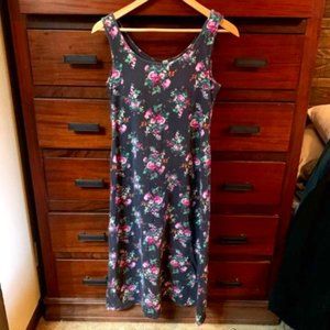Uniqlo Floral Midi Dress w/Built-in-bra